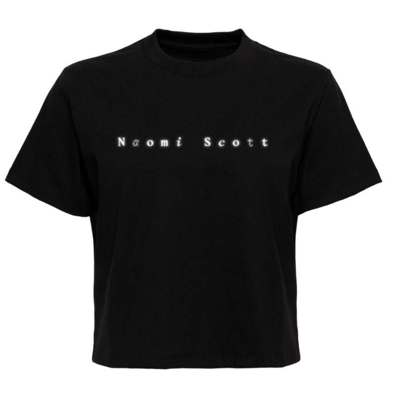 Black logo tee